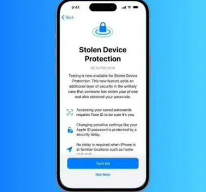 清苑苹果授权维修店分享被盗设备保护功能开启方法 