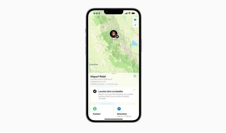 清苑苹果14维修分享iPhone14系列中 FindMy功能通过卫星分享位置方法教程 