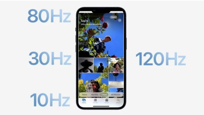 清苑苹果14维修分享iPhone 14有高刷吗 