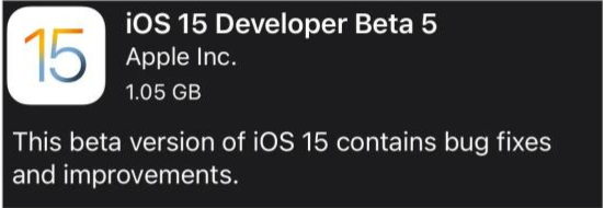 清苑苹果手机维修分享如何升级到iOS15.0 beta5 